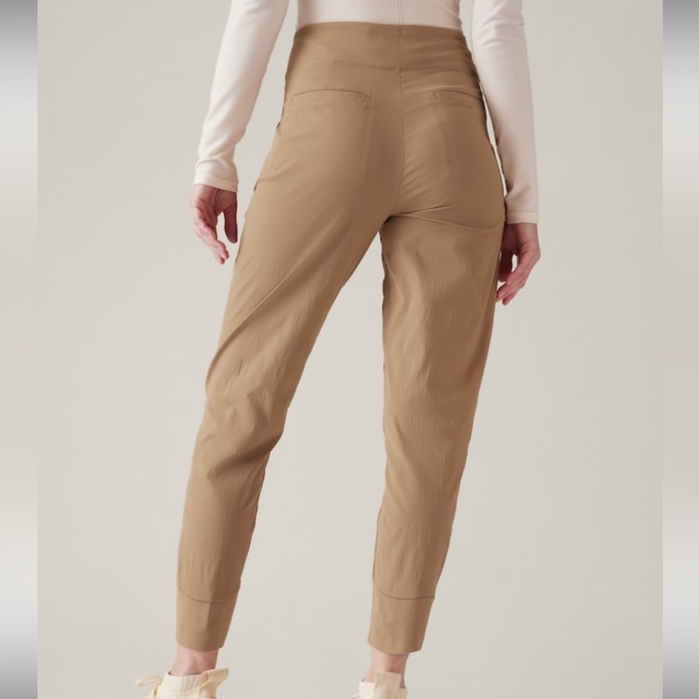 Athleta Trekkie North Jogger Pants Big Sur Brown Size 18 BRAND NEW - Picture 2 of 8